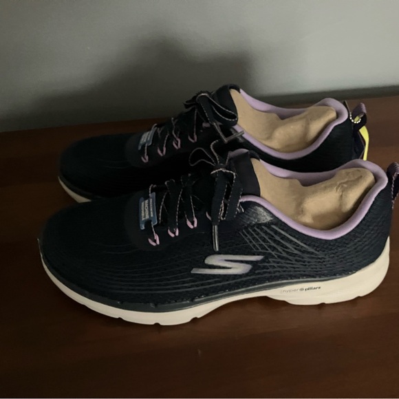 New Skechers GoWalk6 Navy inner joy with ortholite comfort - Picture 3 of 5